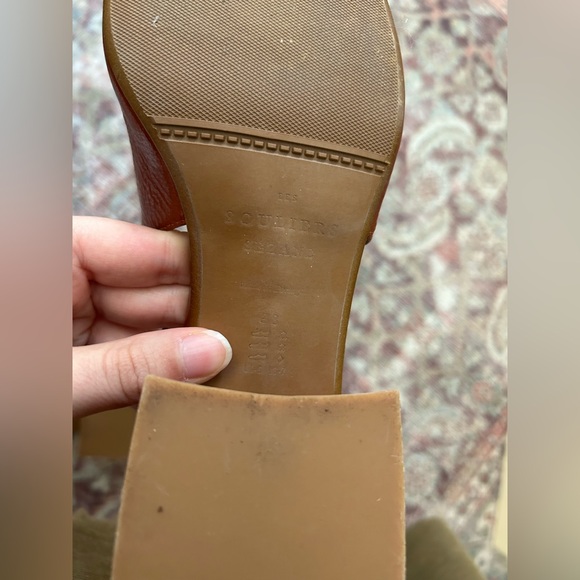 Sezane Paula Babies in Polished Camel Sz 38 (US 7) - Picture 10 of 12